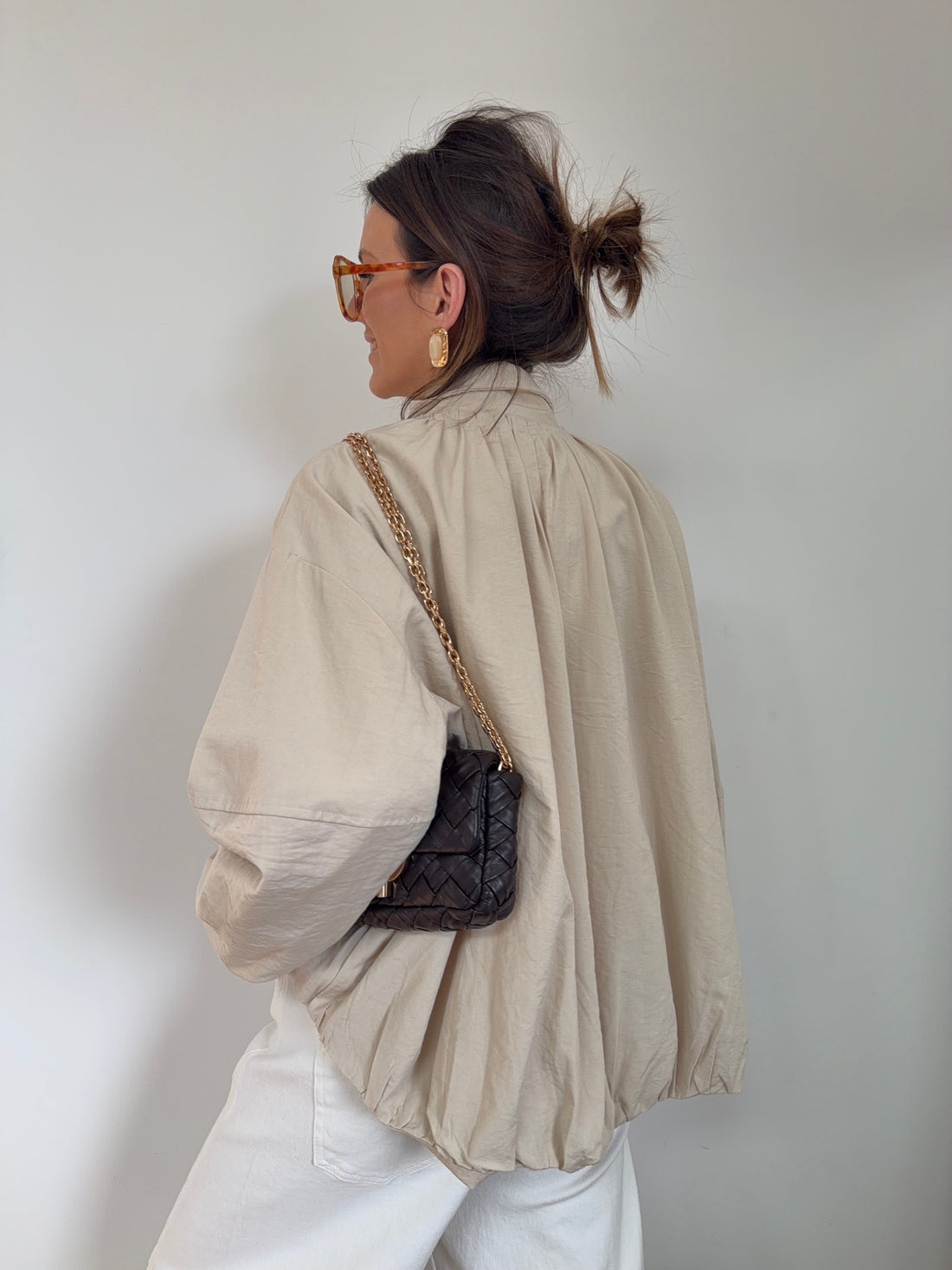 Veste oversize - beige