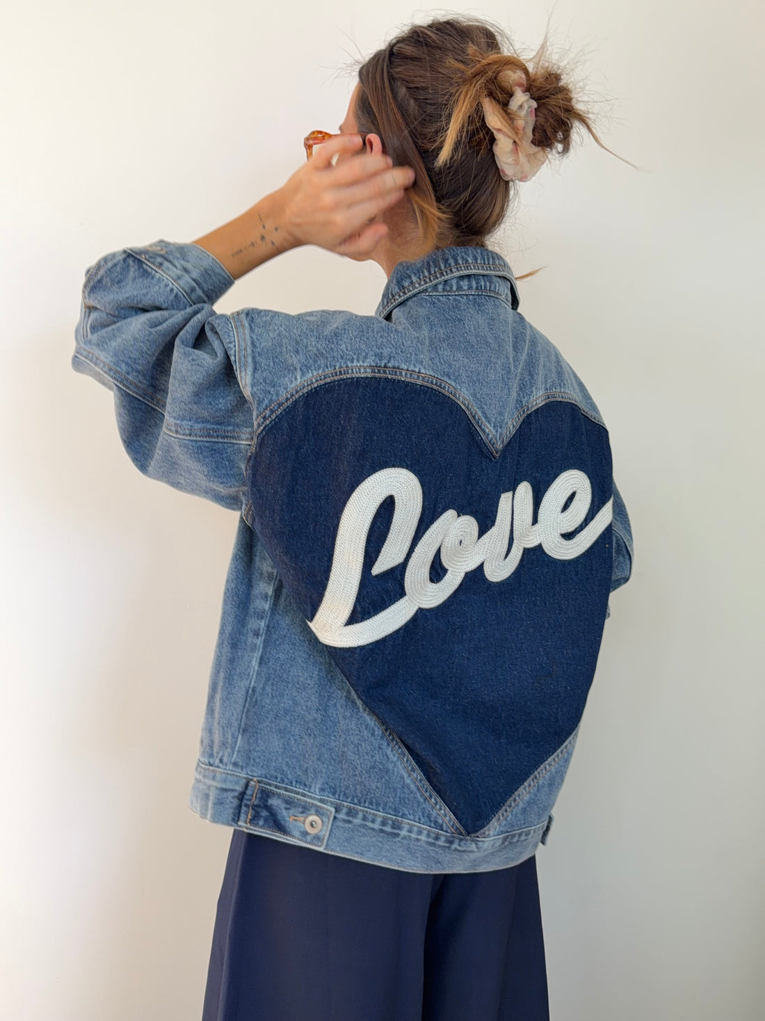 Veste en jeans - love
