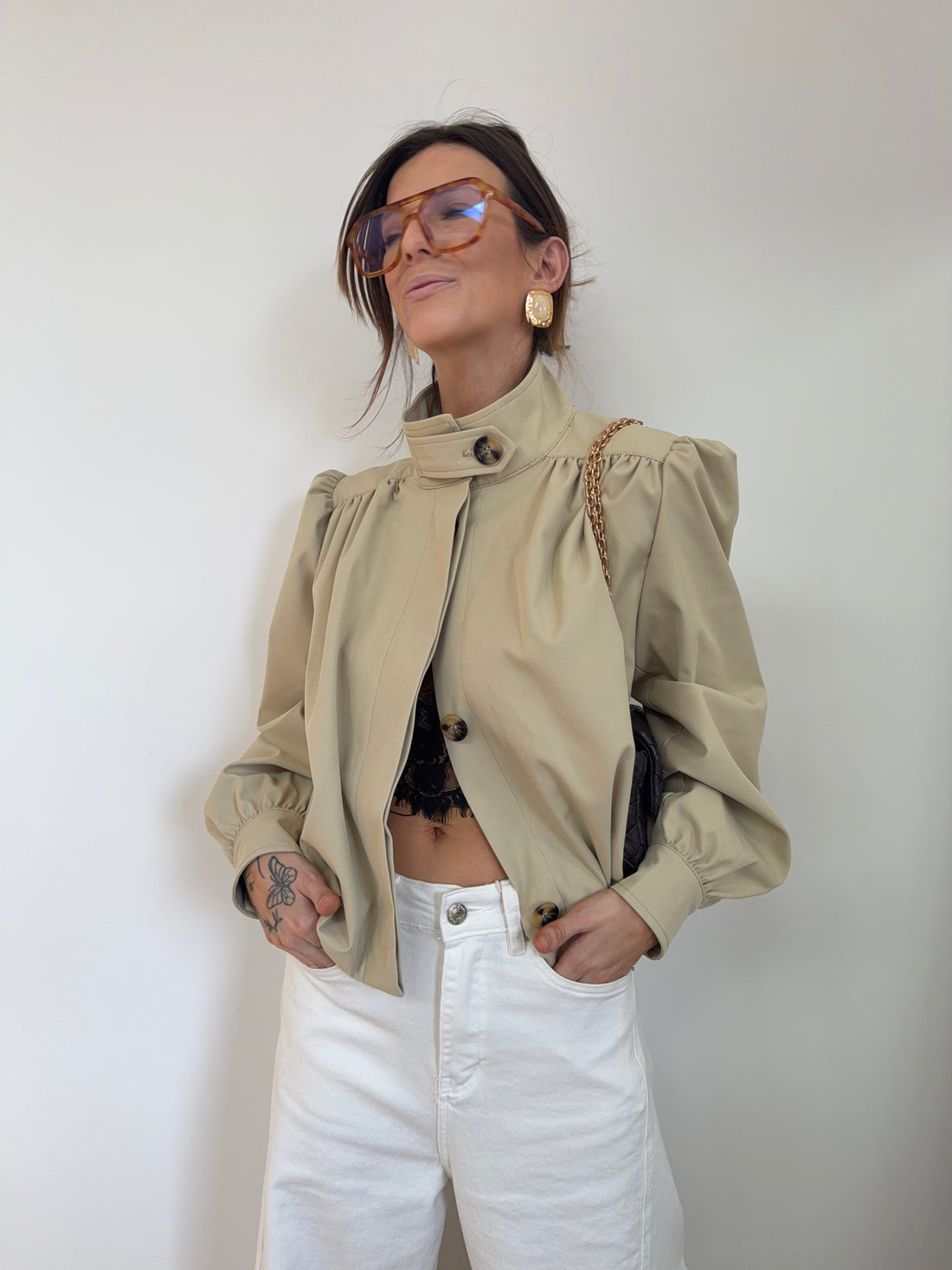 Veste courte - sauge