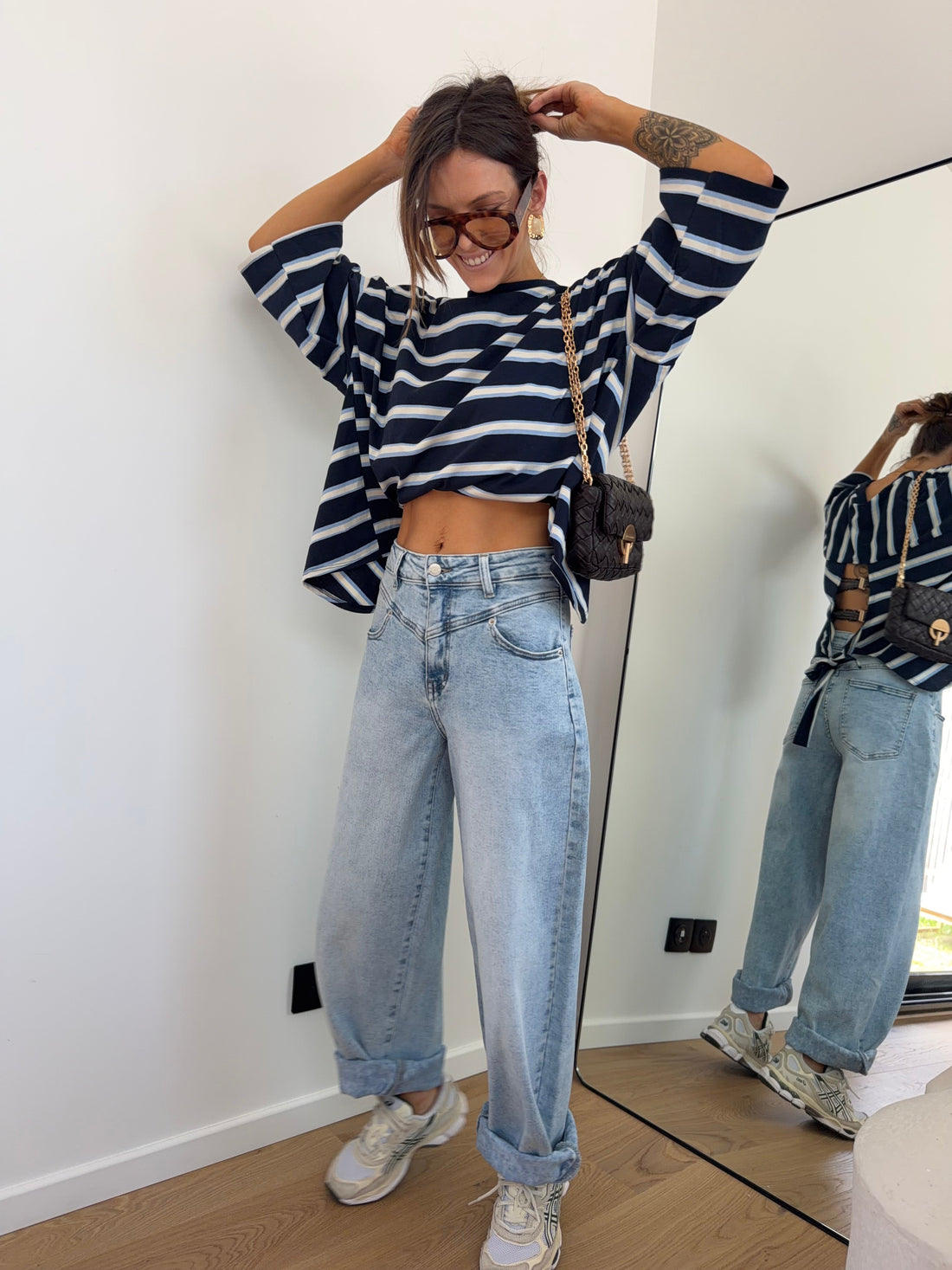 Jeans couture à la taille - Malo